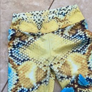 Snake skin leggings